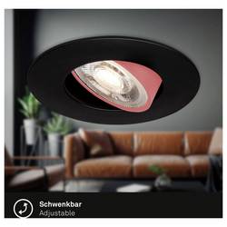Briloner 7602035 7602035 vestavné svítidlo, třída F (A - G), LED, LED, 4.9 W, černá