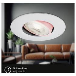 Briloner 7602034 7602034 vestavné svítidlo, třída F (A - G), LED, LED, 4.9 W, chrom (matný)