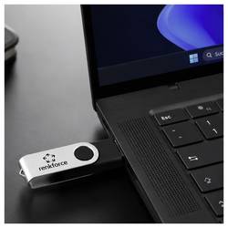 Renkforce RF-USBS-180 1GB USB 2.0 Stick USB flash disk 1 GB černostříbrná RF-7557590 USB 2.0
