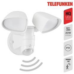 Telefunken 304606TF 304606TF venkovní nástěnné LED osvětlení s PIR detektorem Energetická třída (EEK2021): F (A - G) LED LED 20 W bílá