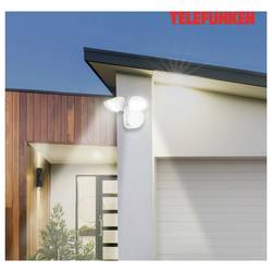 Telefunken 304606TF 304606TF venkovní nástěnné LED osvětlení s PIR detektorem Energetická třída (EEK2021): F (A - G) LED LED 20 W bílá