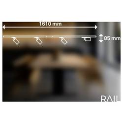 Briloner 8000045 základní lištový systém 1fázové GU10 černá