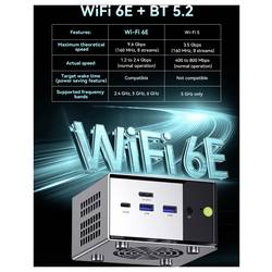 GMKtec mini PC (HTPC) G3S-1 Intel® Processor N95 8+256GB Intel® Processor N95 3.4 GHz 8 GB RAM 256 GB SSD Intel Win 11 Pro G3S-1 Intel® Processor N95 8+256GB