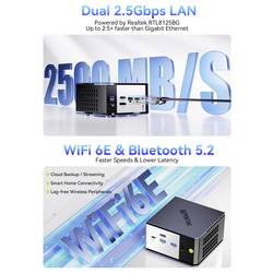 GMKtec mini PC (HTPC) K17 Intel Core Ultra 5 226V 16+512GB Intel® Core™ Ultra 5 226V 4.5 GHz 16 GB RAM 512 GB SSD Intel Arc™ 130V grafika Win 11 Pro K17 Intel