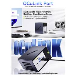 GMKtec mini PC (HTPC) K17 Intel Core Ultra 5 226V 16+512GB Intel® Core™ Ultra 5 226V 4.5 GHz 16 GB RAM 512 GB SSD Intel Arc™ 130V grafika Win 11 Pro K17 Intel