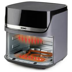 DOMO horkovzdušná fritéza 2800 W černá, stříbrná