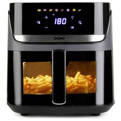 DOMO horkovzdušná fritéza 2800 W černá, stříbrná