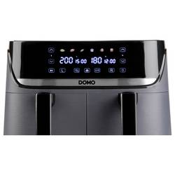 DOMO horkovzdušná fritéza 2850 W černá, stříbrná