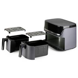 DOMO horkovzdušná fritéza 2850 W černá, stříbrná
