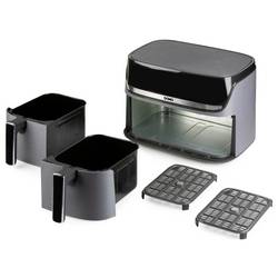 DOMO horkovzdušná fritéza 2850 W černá, stříbrná