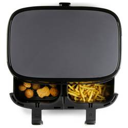 DOMO horkovzdušná fritéza 2850 W černá, stříbrná