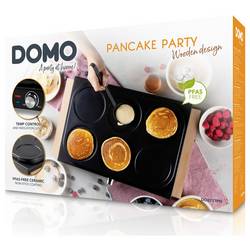 DOMO DO8717PN Palačinkovač nepřilnavý povlak, plynulý regulátor teploty, indikátor černá