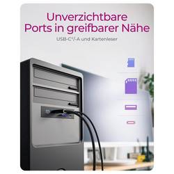 ICY BOX IB-HUB1419-i3 rámeček na 3,5 pevný disk černá