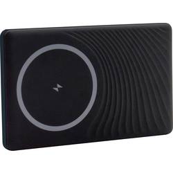 RealPower MAG ultra slim powerbanka 5000 mAh, MagSafe, Dodávka energie, USB-C®, tmavě modrá, černá
