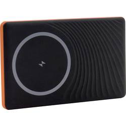 RealPower MAG ultra slim powerbanka 5000 mAh, MagSafe, Dodávka energie, USB-C®, oranžová, černá