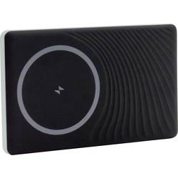 RealPower MAG ultra slim powerbanka 5000 mAh, MagSafe, Dodávka energie, USB-C®, stříbrná, černá