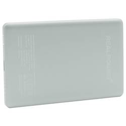 RealPower MAG ultra slim powerbanka 5000 mAh, MagSafe, Dodávka energie, USB-C®, stříbrná, černá