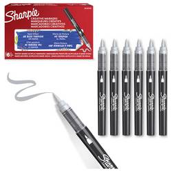 Sharpie 2218120 popisovač se štětečkem šedá