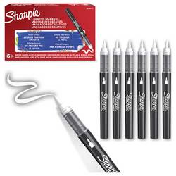 Sharpie 2218111 popisovač se štětečkem bílá