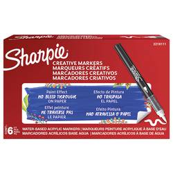 Sharpie 2218111 popisovač se štětečkem bílá