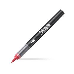 Sharpie 2218113 popisovač se štětečkem červená