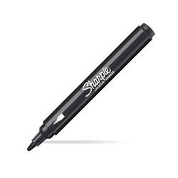 Sharpie 2218123 zvýrazňovač textu černá
