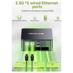 GMKtec mini PC (HTPC) G11-1 AMD Ryzen™ Embedded R2514 16+512GB AMD Ryzen Embedded R2514 3.7 GHz 16 GB RAM 512 GB SSD AMD Grafika Radeon Win 11 Pro G11-1 AMD