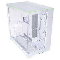 Lian Li O11D EVO midi tower PC skříň bílá boční okno, prachový filtr