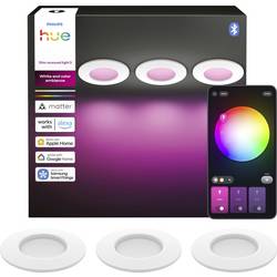 Philips Hue Hue LED vestavné svítidlo 8721103109170 3er-Pack pevně vestavěné LED 0.5 W teplá až studená bílá