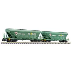 Liliput L260222 N 2dílný Sada pro přepravu obilí, Uagpps, „Rail4Chem/Loco TR.“, EP.v-VI