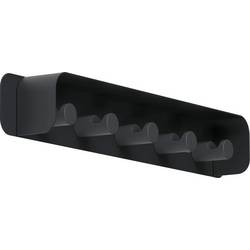Durable věšáková lišta 184701 DURASTORE® Počet háků: 5 (š x v x h) 500 x 59 x 48 mm černá 1 ks