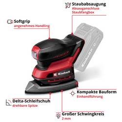 Einhell TE-OS 18/150-2 Li - Solo, PXC akumulátorová multifunkční bruska, bez akumulátoru, bez nabíječky, 18 V, 150 x 150 x 100 mm, 4460790