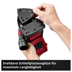 Einhell TE-OS 18/150-2 Li - Solo, PXC akumulátorová multifunkční bruska, bez akumulátoru, bez nabíječky, 18 V, 150 x 150 x 100 mm, 4460790