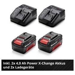 Einhell GC-CM 36/42 Li BL (2x4,0Ah) akumulátor Akumulátorová sekačka 36 V šířka sekání 42 cm