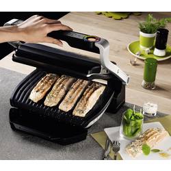 Tefal Optigrill+ elektrický gril, kontaktní gril, nerezová ocel kartáčovaná, černá