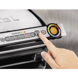Tefal Optigrill+ elektrický gril, kontaktní gril, nerezová ocel kartáčovaná, černá