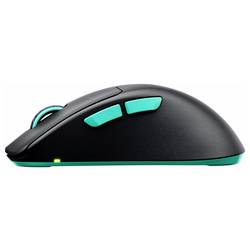 Cherry XTRFY M64 Wireless, Black optická myš, přenos bezdrátový, 5 tlačítko