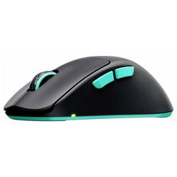 Cherry XTRFY M64 Wireless, Black optická myš, přenos bezdrátový, 5 tlačítko