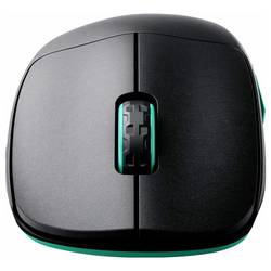 Cherry XTRFY M64 Wireless, Black optická myš, přenos bezdrátový, 5 tlačítko