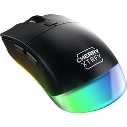 Cherry XTRFY M50 Black Wireless Mouse optická myš, přenos bezdrátový, Bluetooth®, 5 tlačítko, 12000 dpi, černá