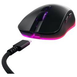 Cherry XTRFY M50 Black Wireless Mouse optická myš, přenos bezdrátový, Bluetooth®, 5 tlačítko, 12000 dpi, černá