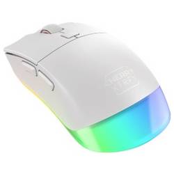 Cherry XTRFY M50 White Wireless Mouse optická myš, přenos bezdrátový, Bluetooth®, 5 tlačítko, 12000 dpi, bílá
