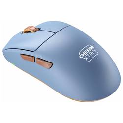 Cherry XTRFY M68 Wireless, Blue myš, přenos bezdrátový, 5 tlačítko