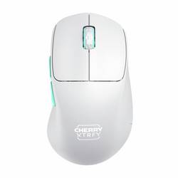 Cherry XTRFY M64 Wireless, White optická myš, přenos bezdrátový, 5 tlačítko