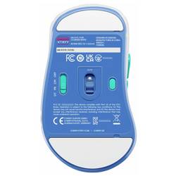 Cherry XTRFY M64 Wireless, White optická myš, přenos bezdrátový, 5 tlačítko