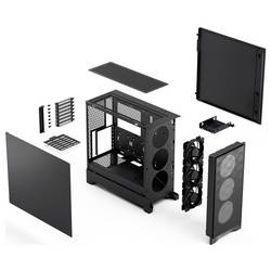 Fractal Design Geh Pop 2 Air Black Solid midi tower PC skříň černá