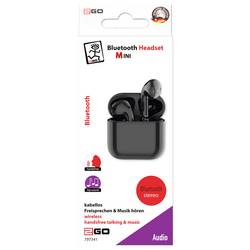 2GO Bluetooth Headset TWS Mini mušle na uši černá