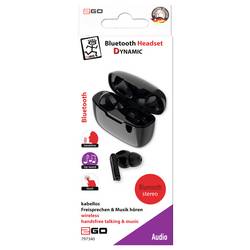 2GO Bluetooth Headset TWS Dynamic mušle na uši černá
