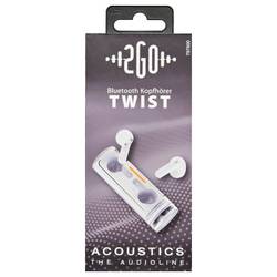2GO Bluetooth Headset Acoustic Twist EarPods bílá