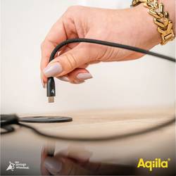 Aqiila Cablebird CB11 Kabel USB-C USB 2.0 USB-C ® zástrčka 1.00 m černá AQCBPBICB2BD867
